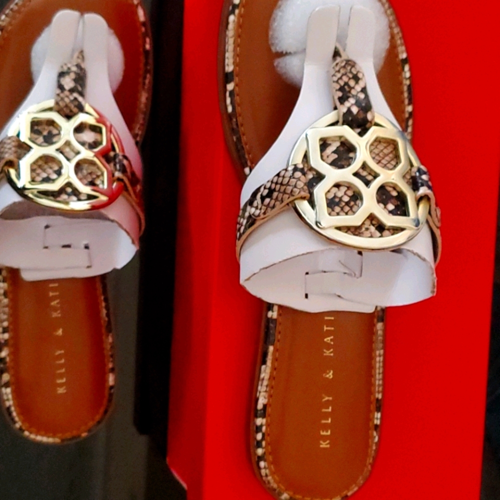 Snake skin sandal